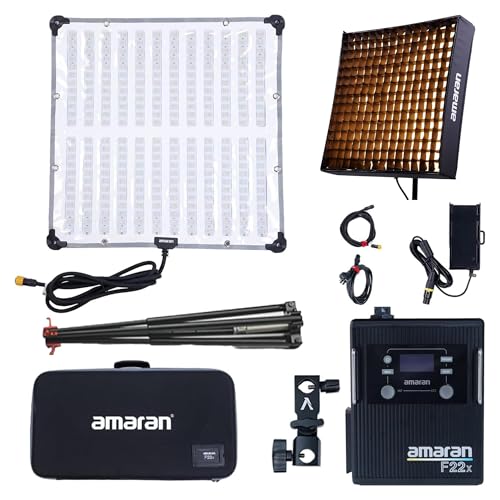 Amazon | Aputure Amaran F22x 撮影ライト200W 折り畳み式 巻き